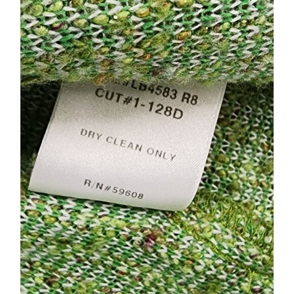 Democracy Jacket Womens 1X Green Button Front Long Sleeve 90s Y2k Vintage Coat - Picture 13 of 13